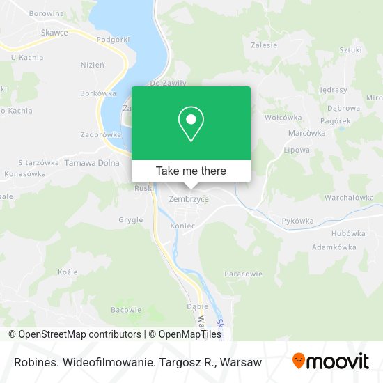 Robines. Wideofilmowanie. Targosz R. map