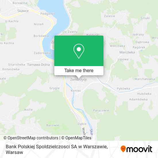 Bank Polskiej Spoldzielczosci SA w Warszawie map