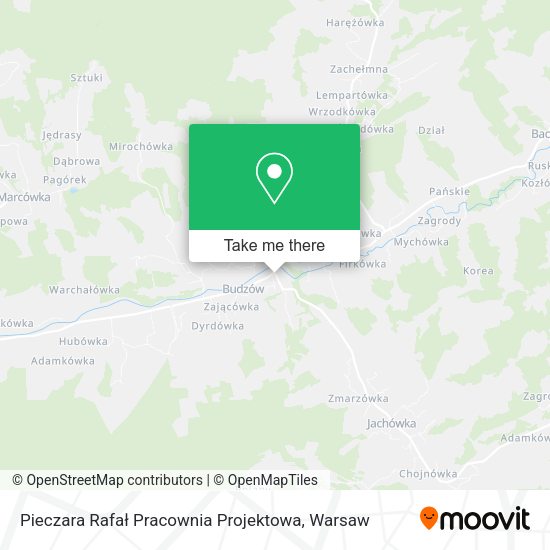 Карта Pieczara Rafał Pracownia Projektowa