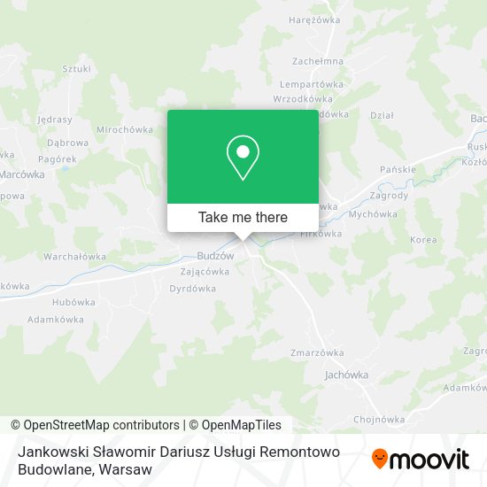 Jankowski Sławomir Dariusz Usługi Remontowo Budowlane map