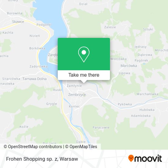 Frohen Shopping sp. z map