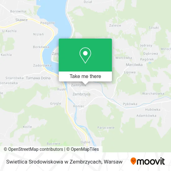 Карта Swietlica Srodowiskowa w Zembrzycach