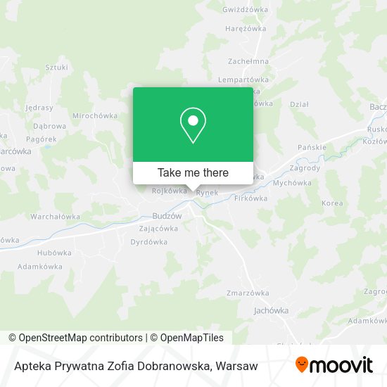 Apteka Prywatna Zofia Dobranowska map