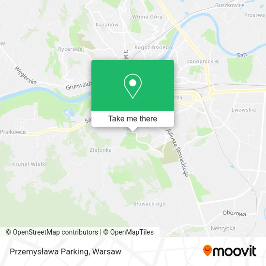 Przemysława Parking map