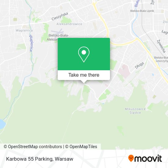 Karbowa 55 Parking map