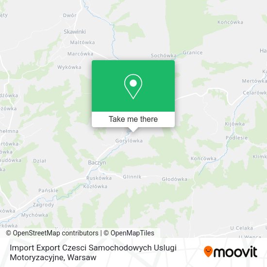 Import Export Czesci Samochodowych Uslugi Motoryzacyjne map