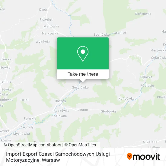 Import Export Czesci Samochodowych Uslugi Motoryzacyjne map