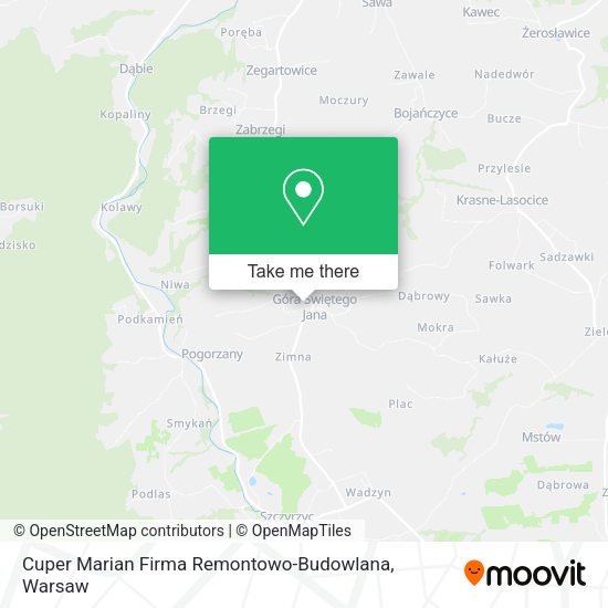 Cuper Marian Firma Remontowo-Budowlana map