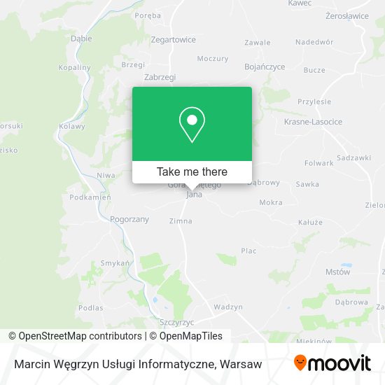 Marcin Węgrzyn Usługi Informatyczne map