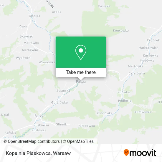 Карта Kopalnia Piaskowca