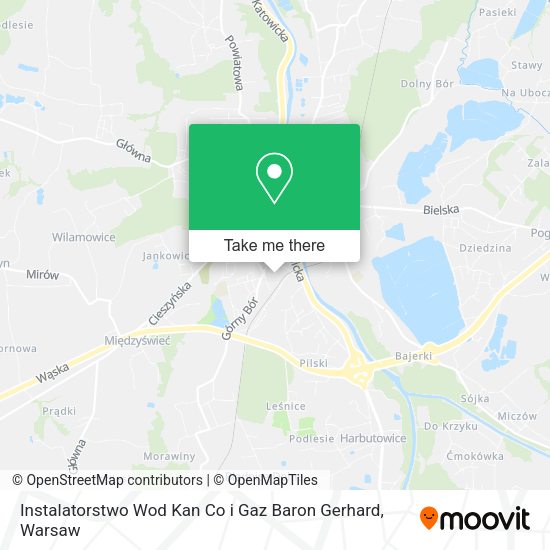 Instalatorstwo Wod Kan Co i Gaz Baron Gerhard map