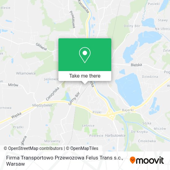 Firma Transportowo Przewozowa Felus Trans s.c. map