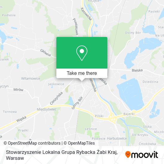 Stowarzyszenie Lokalna Grupa Rybacka Żabi Kraj map