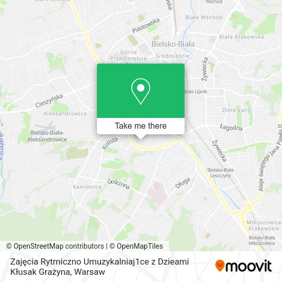 Zajęcia Rytmiczno Umuzykalniaj1ce z Dzieami Kłusak Grażyna map