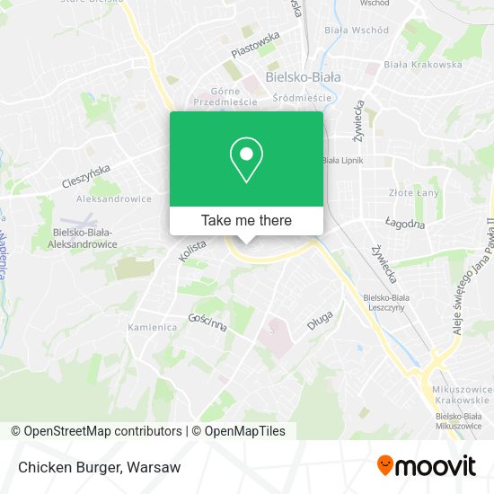 Chicken Burger map