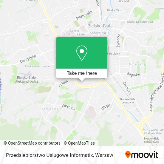 Карта Przedsiebiorstwo Uslugowe Informatix