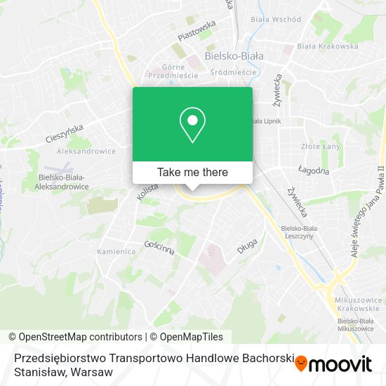 Przedsiębiorstwo Transportowo Handlowe Bachorski Stanisław map