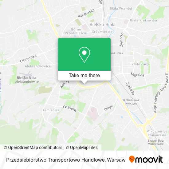 Карта Przedsiebiorstwo Transportowo Handlowe