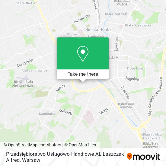 Przedsiębiorstwo Usługowo-Handlowe AL Laszczak Alfred map