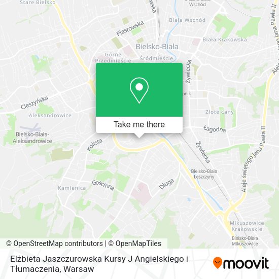 Elżbieta Jaszczurowska Kursy J Angielskiego i Tłumaczenia map