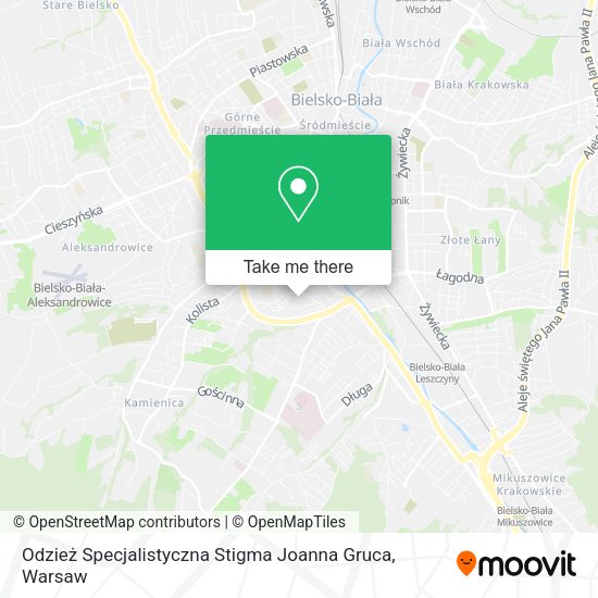 Odzież Specjalistyczna Stigma Joanna Gruca map