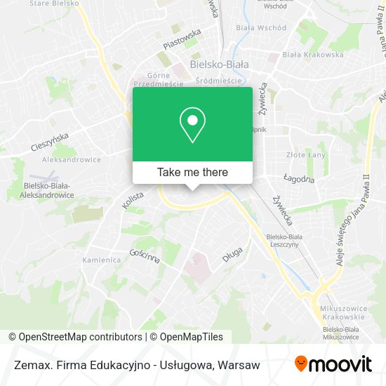 Zemax. Firma Edukacyjno - Usługowa map