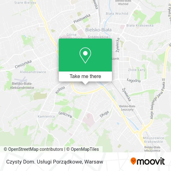 Czysty Dom. Usługi Porządkowe map