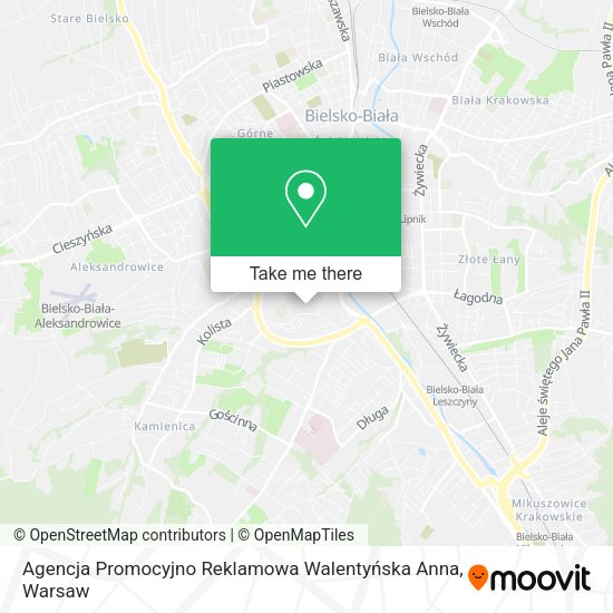 Agencja Promocyjno Reklamowa Walentyńska Anna map