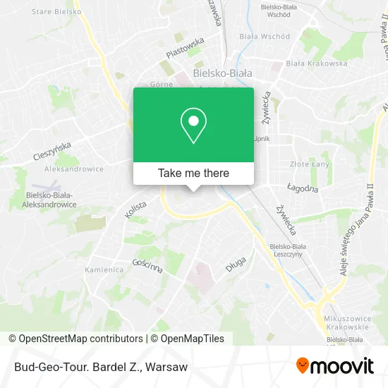 Карта Bud-Geo-Tour. Bardel Z.