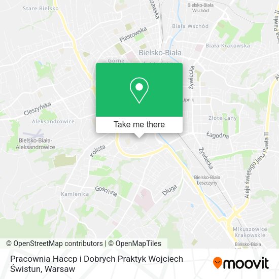 Pracownia Haccp i Dobrych Praktyk Wojciech Świstun map