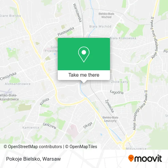 Карта Pokoje Bielsko