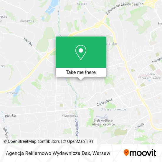 Agencja Reklamowo Wydawnicza Dax map