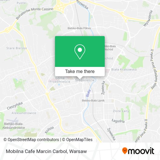 Mobilna Cafe Marcin Carbol map