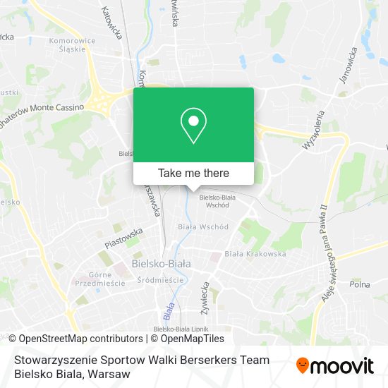 Stowarzyszenie Sportow Walki Berserkers Team Bielsko Biala map