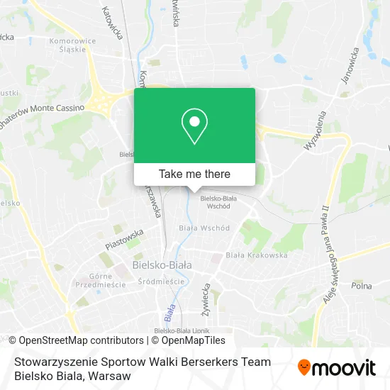Карта Stowarzyszenie Sportow Walki Berserkers Team Bielsko Biala