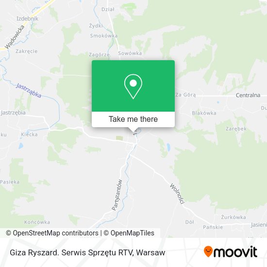 Giza Ryszard. Serwis Sprzętu RTV map