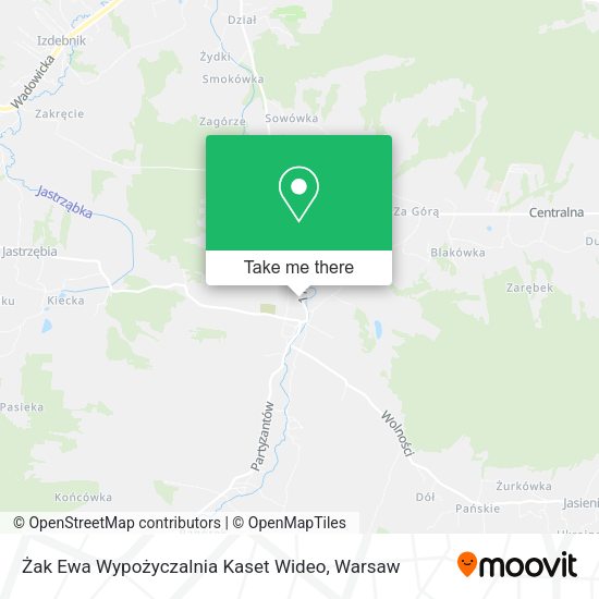 Żak Ewa Wypożyczalnia Kaset Wideo map