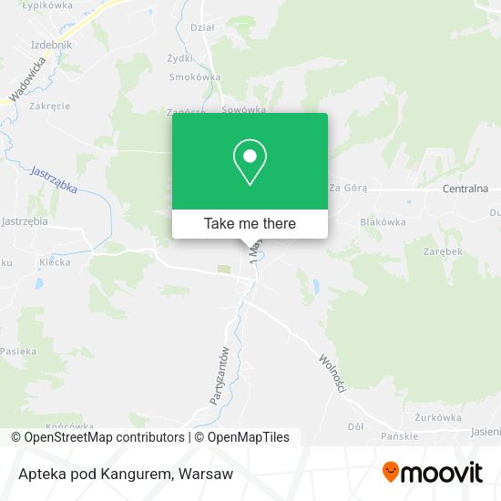 Apteka pod Kangurem map