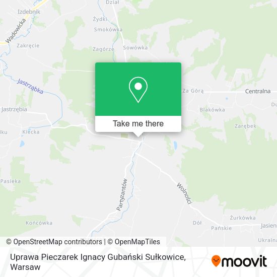 Uprawa Pieczarek Ignacy Gubański Sułkowice map