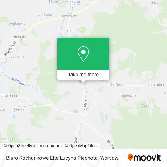 Карта Biuro Rachunkowe Elte Lucyna Piechota