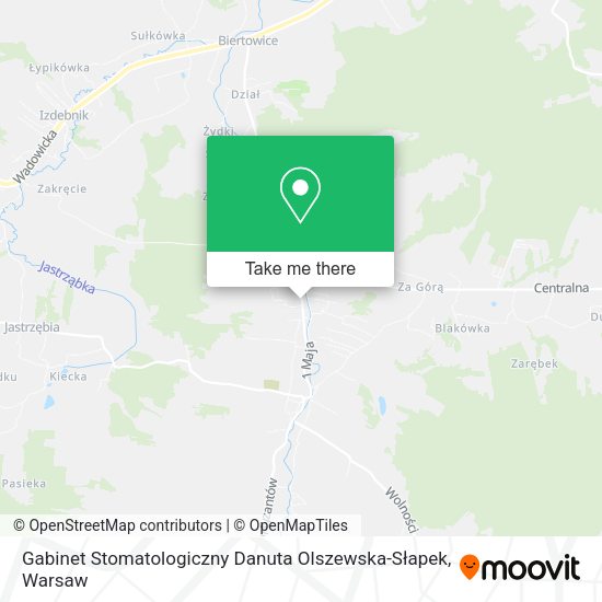 Gabinet Stomatologiczny Danuta Olszewska-Słapek map