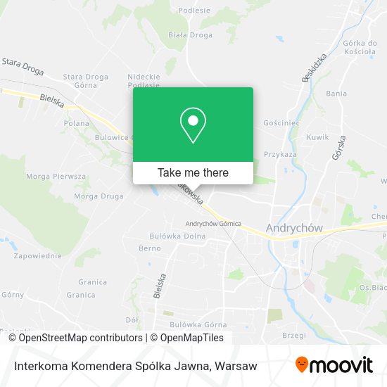 Interkoma Komendera Spólka Jawna map