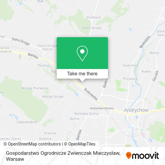 Gospodarstwo Ogrodnicze Zwienczak Mieczysław map