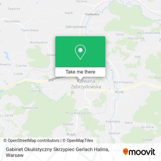 Gabinet Okulistyczny Skrzypiec Gerlach Halina map