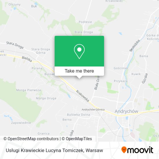 Usługi Krawieckie Lucyna Tomiczek map