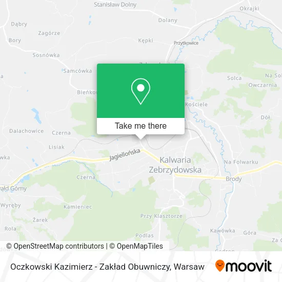 Oczkowski Kazimierz - Zakład Obuwniczy map