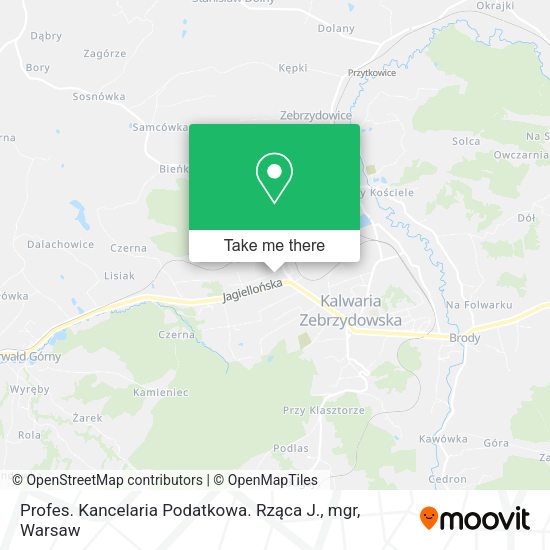 Profes. Kancelaria Podatkowa. Rząca J., mgr map