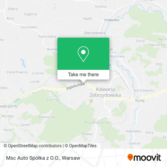 Msc Auto Spółka z O.O. map