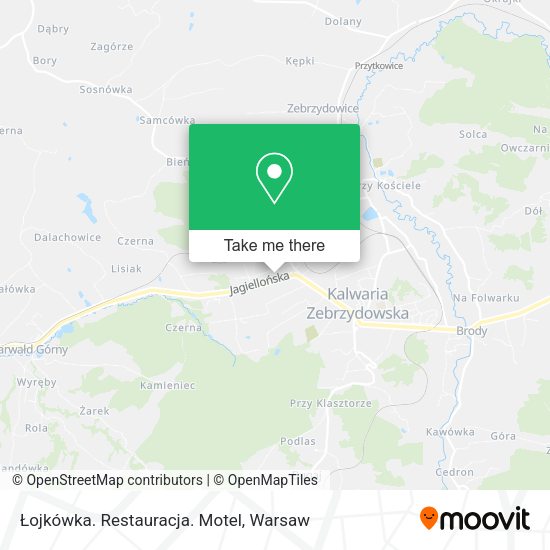 Łojkówka. Restauracja. Motel map