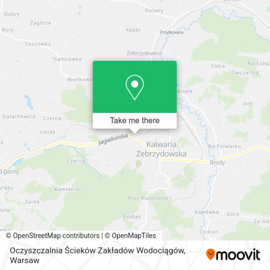 Oczyszczalnia Ścieków Zakładów Wodociągów map